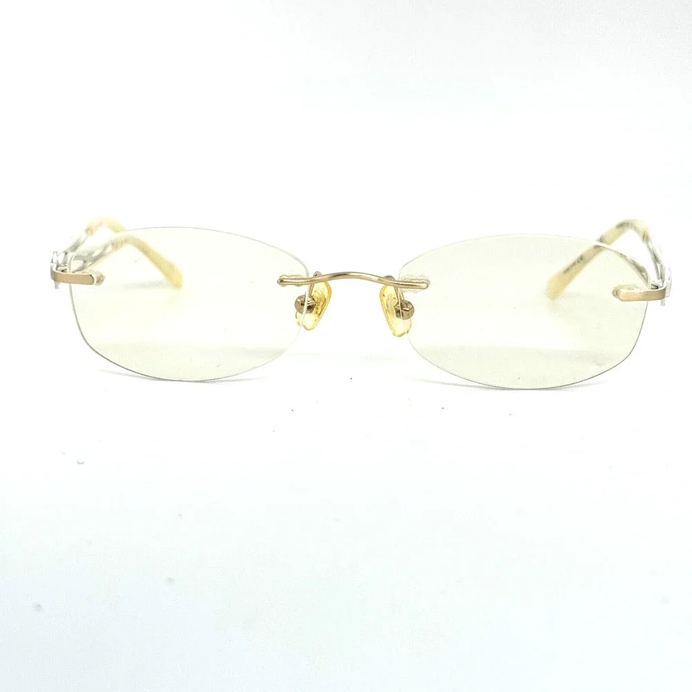 ARLOCK INFINITY 202 710 Gold Silver Eyeglasses Frames‎ 50-16-135 H14085
